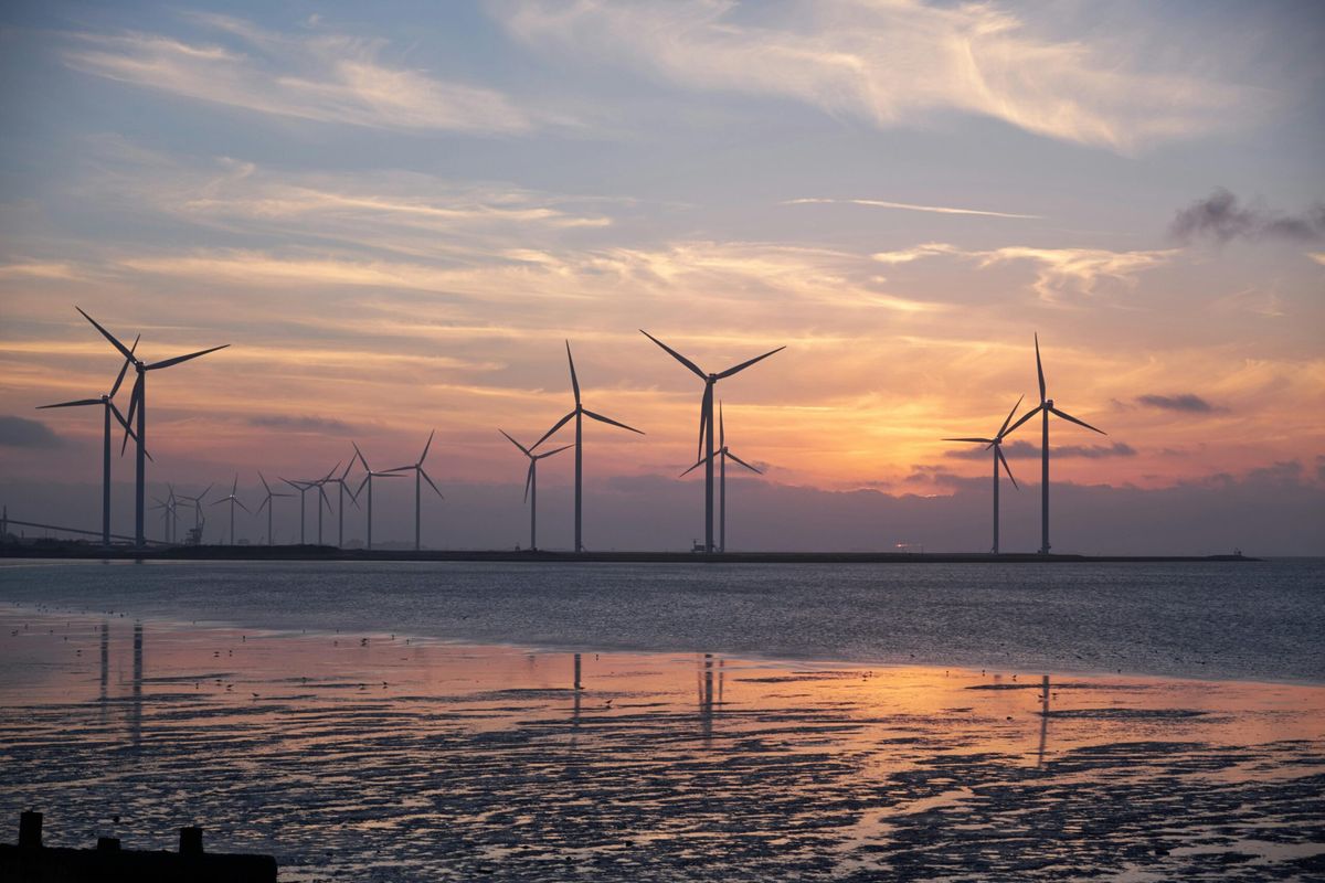 windturbine landschap